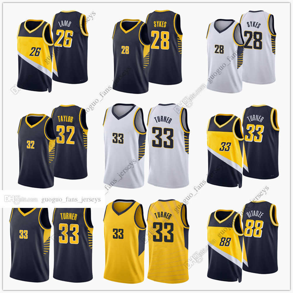 

Custom Printed 2022 New City Basketball Jerseys Lamb 28 Keifer 26 Jeremy Sykes Taylor 33 Myles 32 Terry Turner Bitadze 88 Goga White Black Yellow High Quality Jersey12