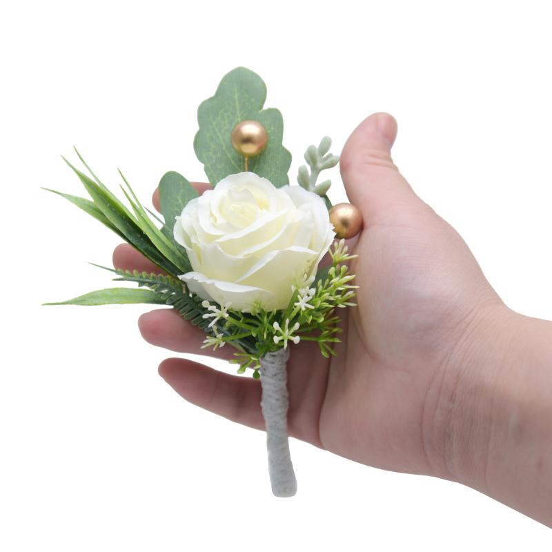 

Wedding Flowers Artificial Roses Wrist Corsage Bracelet Bride Bridesmaid Bracelets Props Accessories SuppliesWedding