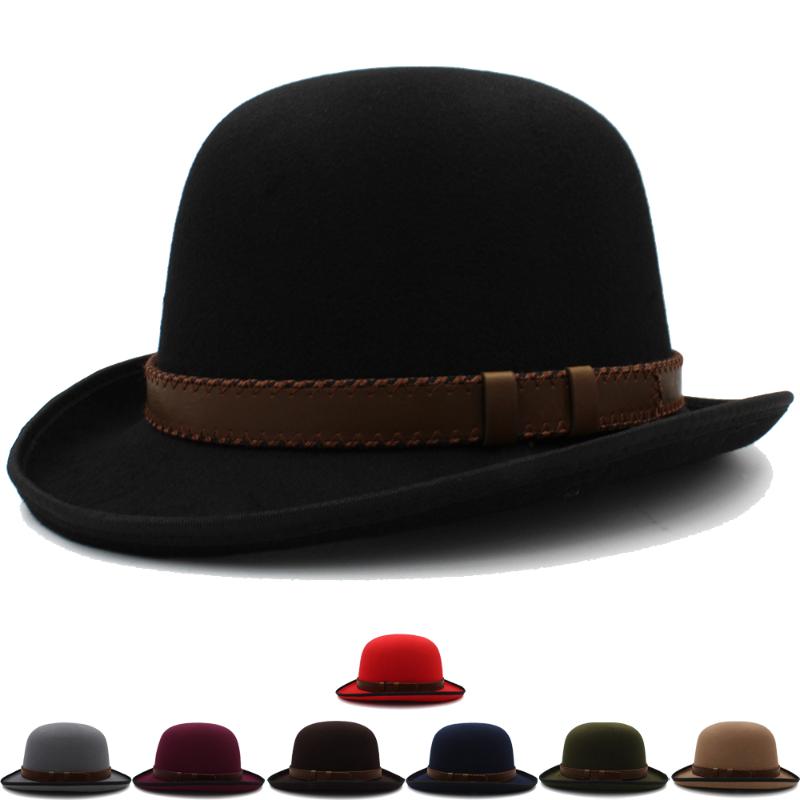 

Berets Men Women Wool Blend Oval Top Bowler Hats Woolen Fedora Caps Trilby Classical Sunhat Adjustable UK M-L US 7 1/8-7 3/8Berets BeretsBer, Army green