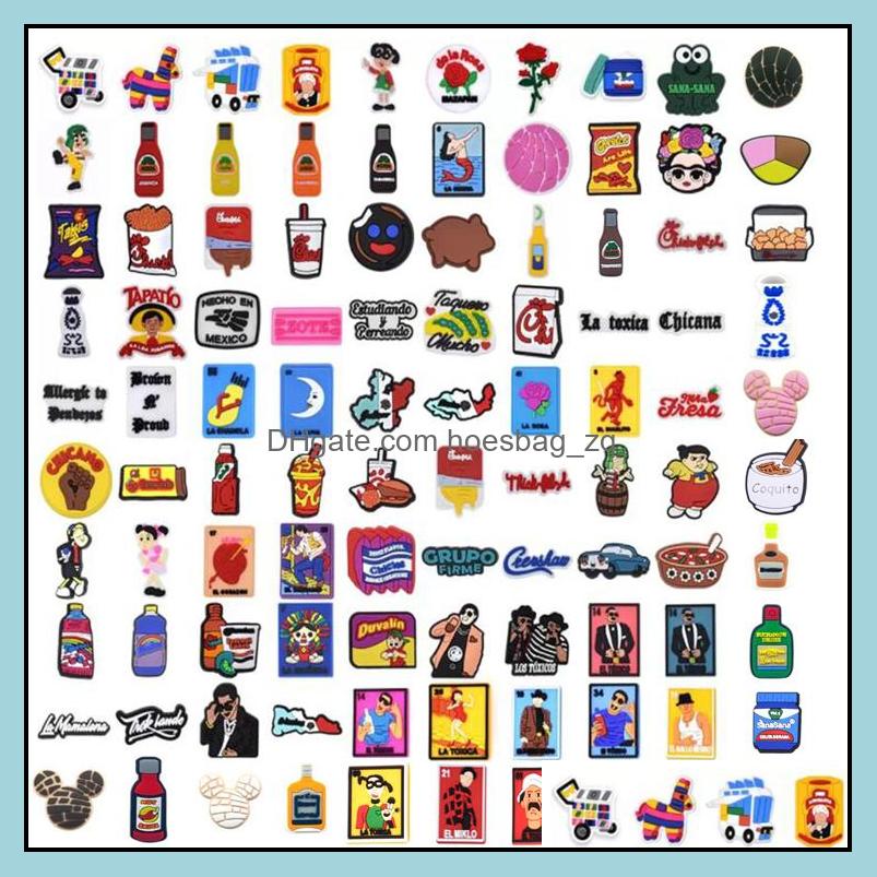 

Shoe Parts Accessories Shoes Amazon Top Seller 100 Pcs Random Different Charms Fits For Clog Decorations Bracelet Party Favor Drop Deliver