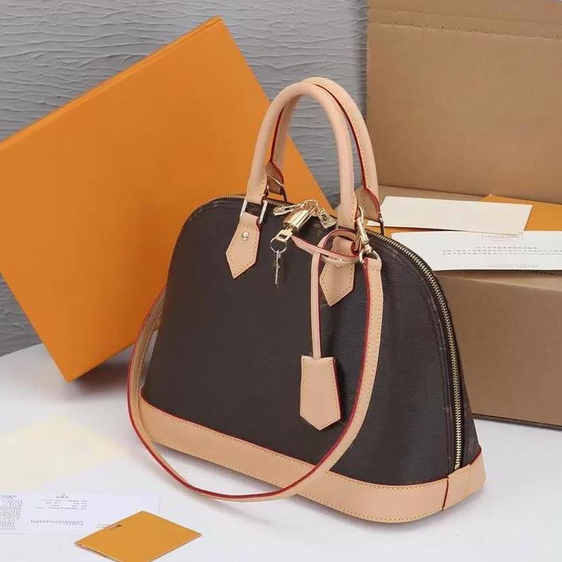 

Luxury Designers Handbag Tote Shoulder Clutch Bags Crossbody Shopping Bag Purses Letters Flowers Floral One Handle Wallet Backpack, Brown