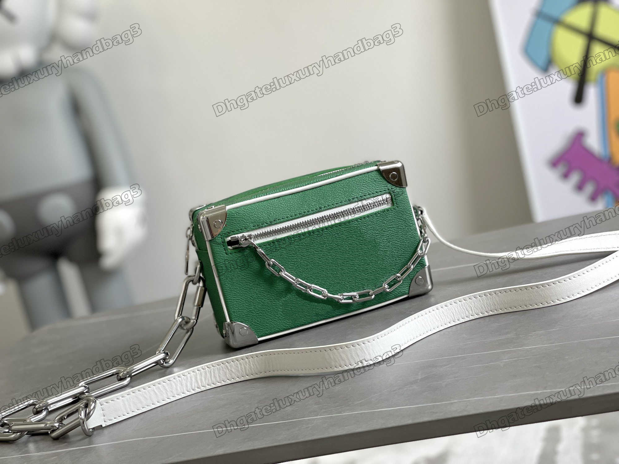 

Soft Trunk messenger Bag Box Bag Monograms Men Handbag cartoon friend Letter Print Shoulder Bags Crossbody Envelope camera handbags