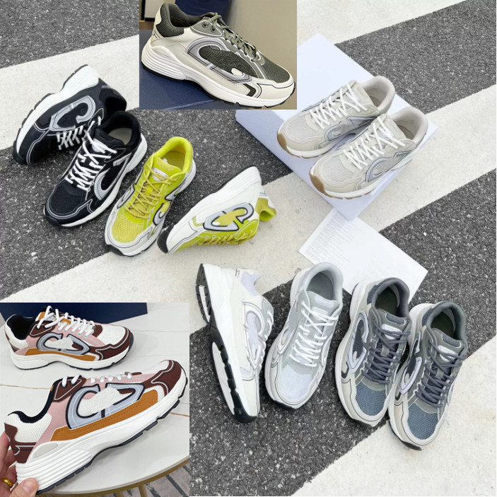 

Runner B30 2022 Shoes Slippers Grey Shoe Vintage Sneakers Casual Chunky Calfskin Mesh Men Designer Technical Oblique Trainers Outdoor Women Nstlm
