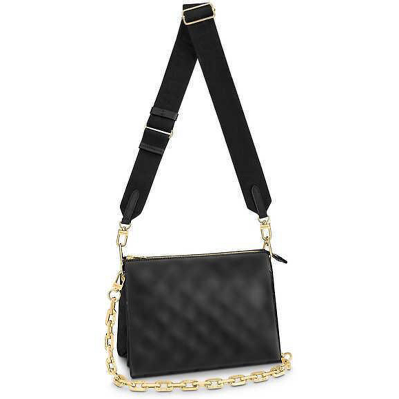 

Top Quality Coussin PM Crossbody Womens Ladies Bag Embossed Puffed Sheep Skin Ladies Purse Women Designers Handbag Portable Pochette Clutch M57790, Red