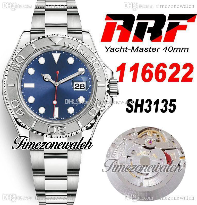 

ARF Y-M 40mm 116622 SH3135 Automatic Mens Watch Blue Red Dial 904L OysterSteel Bracelet With Warranty Card Super Edition Timezonewatch R03, Custom warranty card