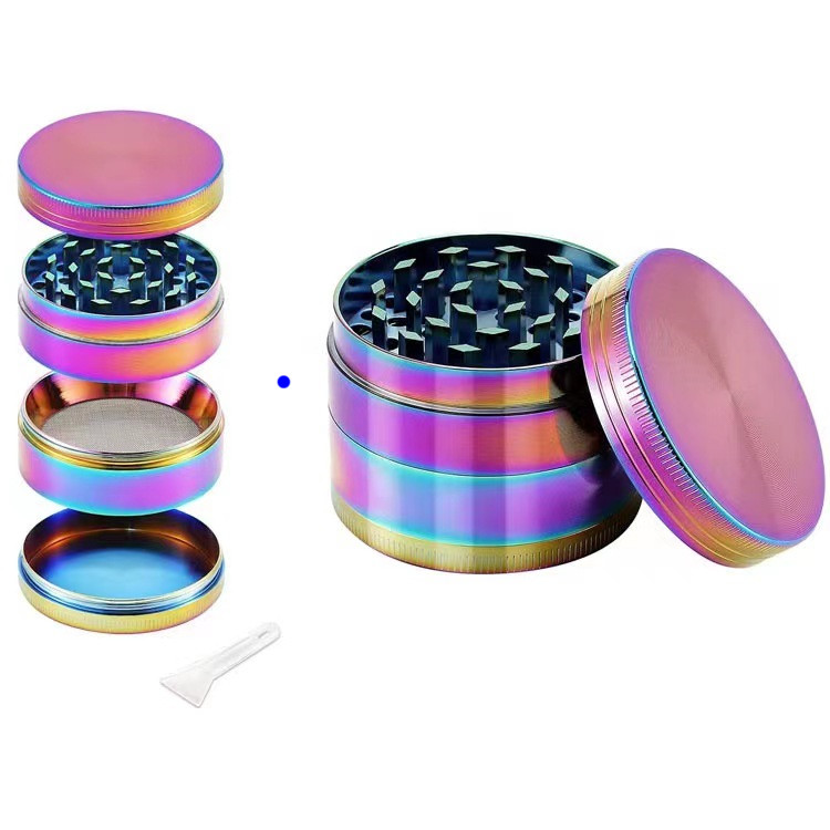 

Moq.1pcs Tobacco Grinder 50mm 63mm Zinc Alloy Concave Grinder Herb Metal 4 Layers Parts Sharp Stone Crusher Spice Cigarette Smoking Accessory Smoke