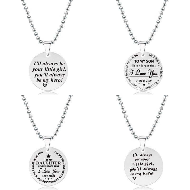 

Chains Stainless Steel Charms Metal Round Stamping Blank Disc Dog Tags Jewelry Findings For Pendant Necklace Making Accessories