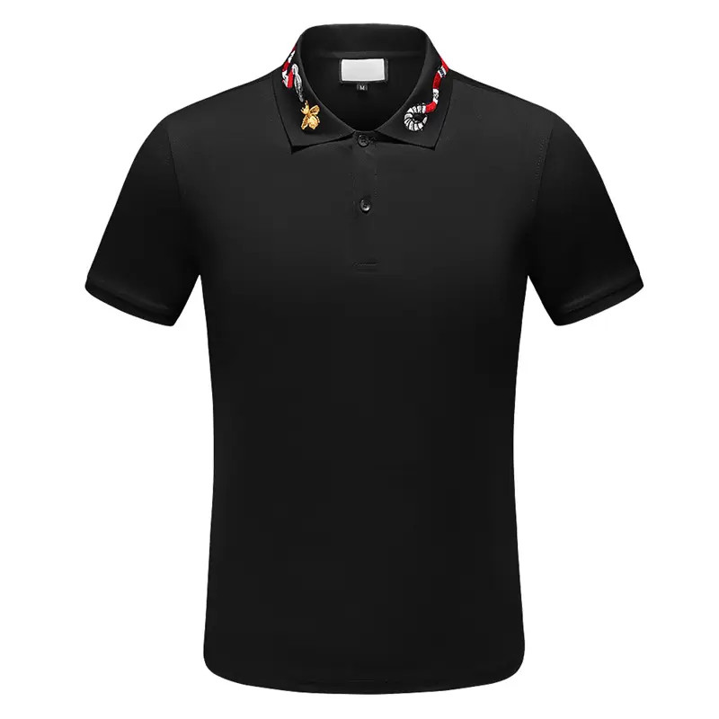 

Fashion polos t-shirt men Casual t shirt Embroidered Medusa Cotton polo High street collar shirts, I need see other product