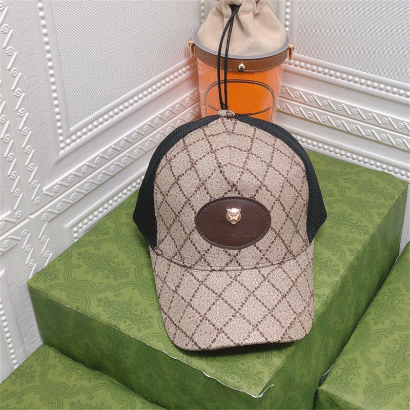 

Men Hip Hop Hats Fashion Twill Mesh Hat Womens Designer Ball Caps High Quality Breathable Adjustable Sun Cap Bucket Hat, Box