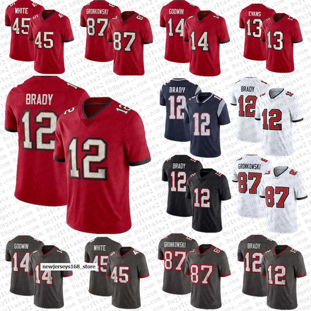 

12 Tom Brady Mens 87 Rob Gronkowski Tampa''Bay''Buccaneers''Football 13 Mike Evans Jersey 14 Chris Godwin''nfl''Jersey, Shown