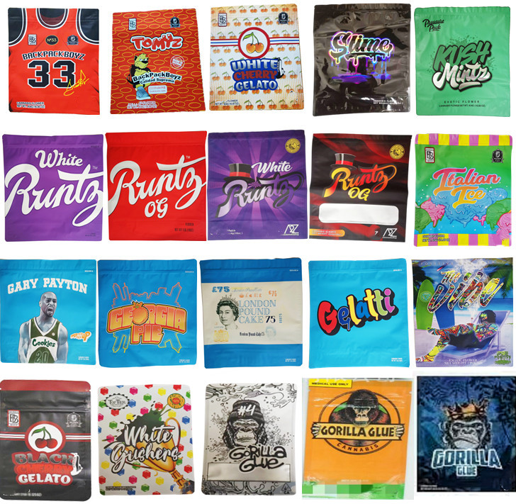 

one pound flower packaging mylar bag 16 oz 454g XXL 1LB obama white runtz og sharklato georgia pie gary payton zlushie white cherry gelato Tomyz biscotti insane custom