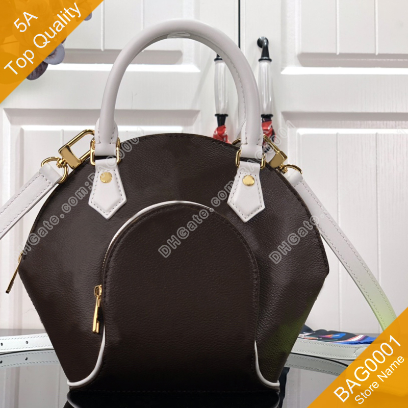 

Shoulder Bags Pillow Bags Trunk Women Fashion Canvas Round Wallet Zipper M20752 Wallet M20754 Papillon vintage handbags With box B271 B288 B, Brown