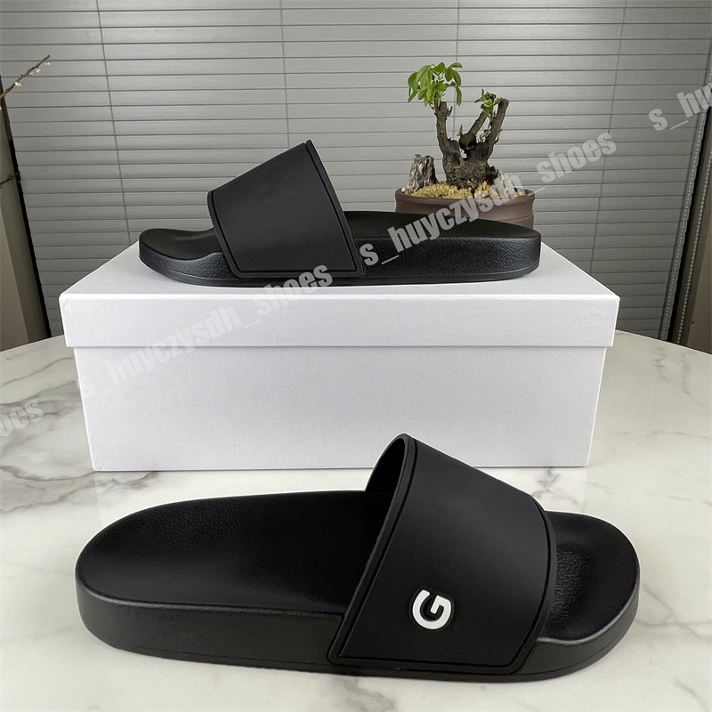 

2022 Top Quality Men Women Slides Summer Slippers Beach Indoor Luxury Flat Sandals Flip Flops Spike Sandal EUR 36-46 With Box