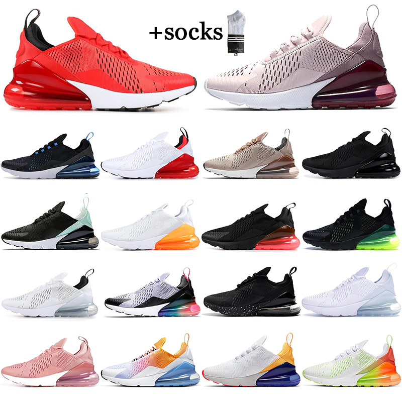 Avec des chaussettes gratuites Les chaussures de course sont vraies unisexes os légers à peine Rose Navy Blue University Red Sport Sport extérieu