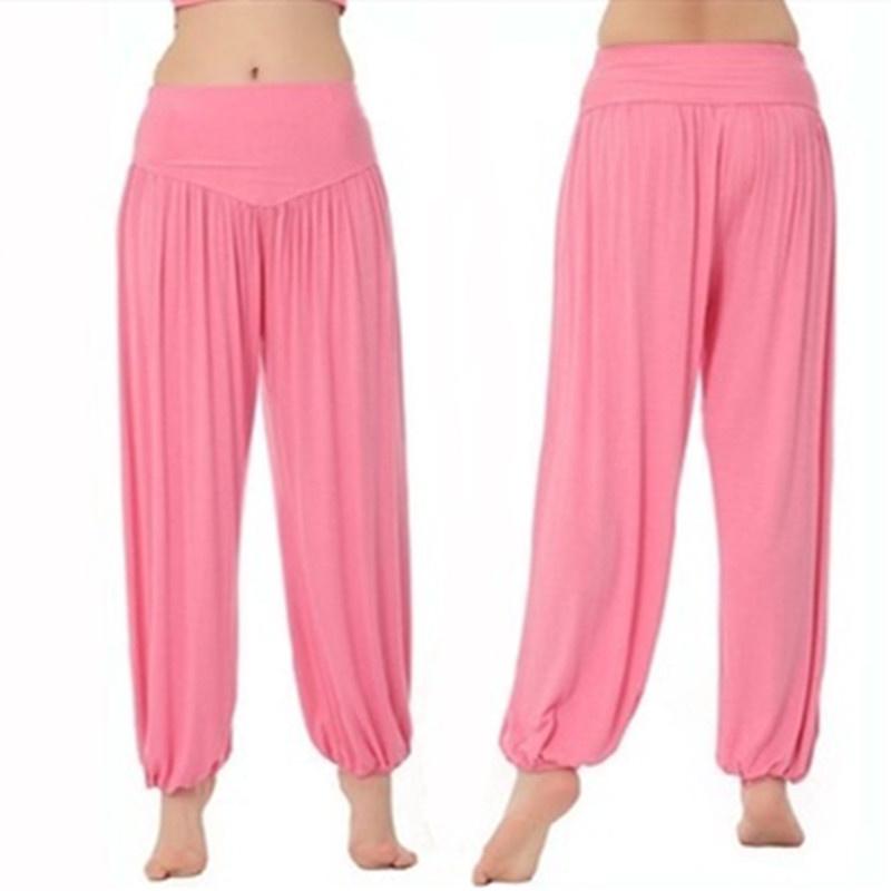 

Yoga Outfit Outdoor Camping Picnic Women Sports Leggings Dancing Tai Chi Pants Fitness Jogging Femme Closing Bloomers Female TrousersYoga, Bordeaux