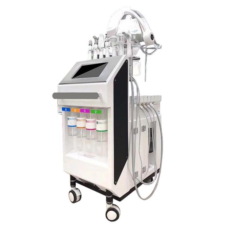 9 en 1 Multifonction LED Thérapie Aqua Facial Cleansing Oxygen Machine / 2019 Nouvelle peau Spa Machine faciale Soins de la peau Équipement de be