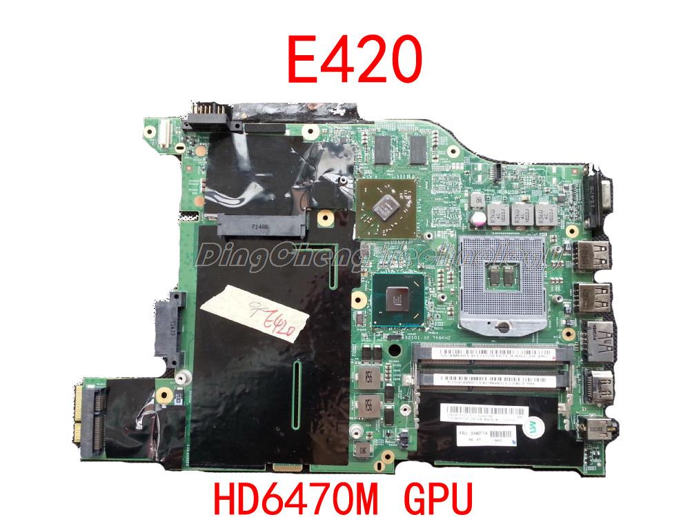 

Motherboards Laptop Motherboard For Lenovo Thinkpad E420 HM65 HD6470M/1G Non-integrated Graphics Card 100% Tested Fully