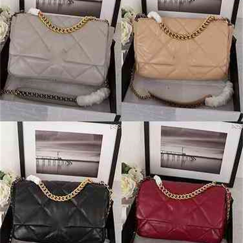 

Luxury Brand design 1160 woman's Letter plaid shoulder Chain CC bag lambskin handbag vintage messenger bags real Leather le boy 2.55 Flap, All with logo