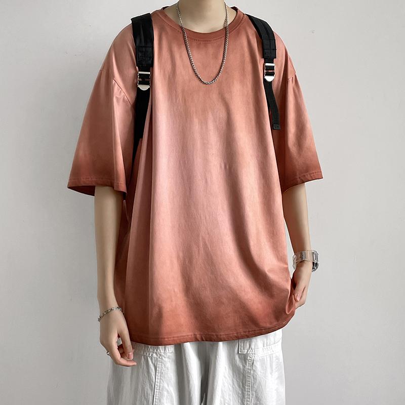 

Men's T-Shirts Streetwear Harajuku T Shirts Men 2022 Summer Oversized Solid T-shirt Mens Fashion High Street Tee Male Casual Top TeesMen's, Turquoise tc3100