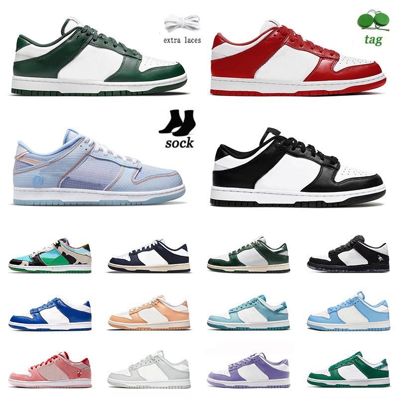 

Platform Skate Running Shoes Designer Men Women Low OG Sneakers Black White Kentucky Union Blue Paisley Team Red Offs White Panda Chunky Danksb Jogging Trainers, D41 offf white green 36-45