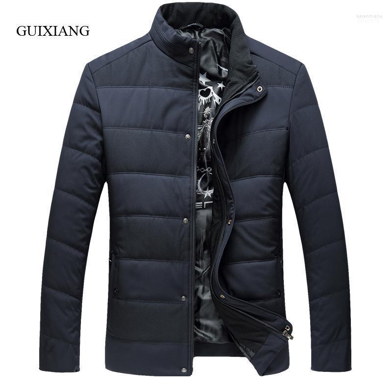 

Men's Down & Parkas 2022 Arrival Style Men Boutique Business Casual Stand Collar Solid Thick Cotton-padded Clothes Large Size -6XL Kare22, Green