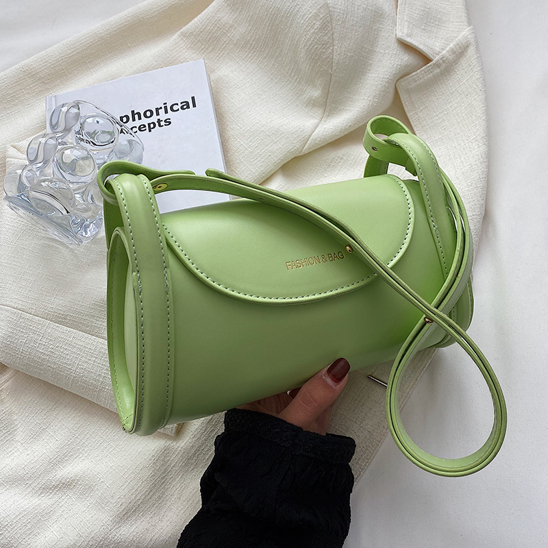 

Small Pu Leather Shoulder Bag Female Fashion Branded Designer Handbags Women's Trend Solid Color Bucket Crossbody Bag 220616, Beige