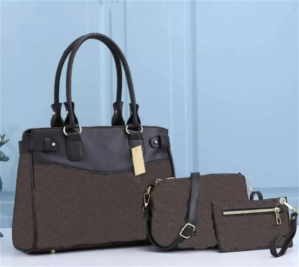 

Designer bags handbags totes women 3pc shoulder crossbody bag Luxurys PU Monograms wallet shopping handbag fashion ladies Ls handbag Vll litton purse Sacoche, Extra shipping