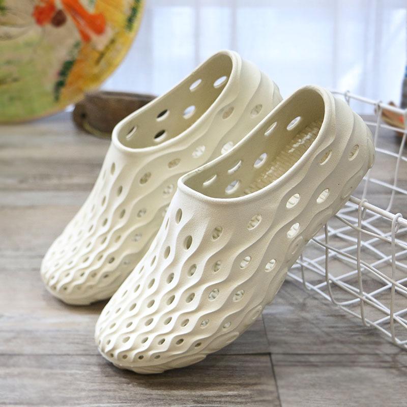 

Sandals Men Summer Slippers Women Outdoor Beach Casual Shoes Male Water Soft Sole Couple Sandalia Masculina, 138 m yellow