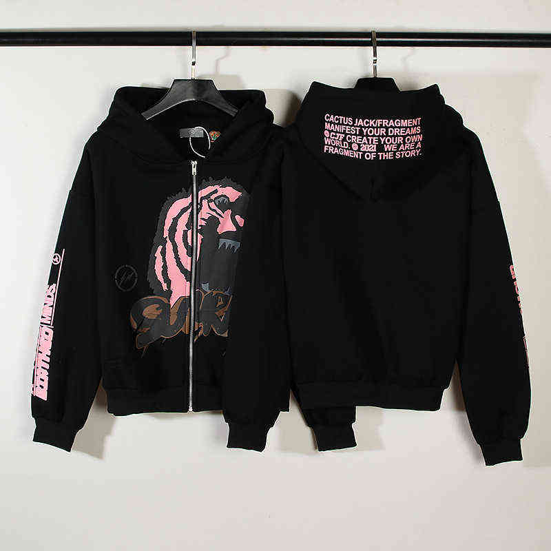 

Tiger Unisex Zipper Hoodie Us Et
