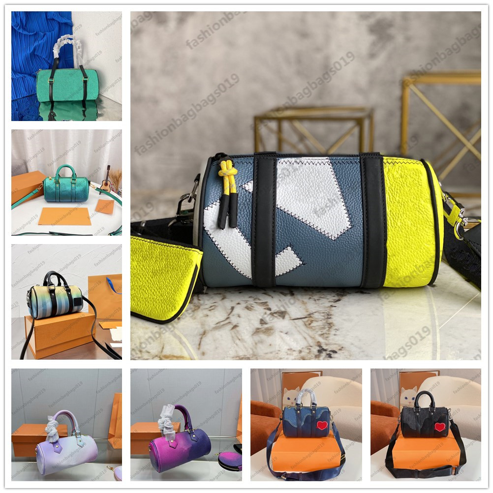 

PAPILLON BB Bags POLOCHON Bicolor Oversized Embossed Shoulder Pouch Coin Purse Jacquard Strap Deisgner Toron handle Totes Luxurys Cross body Handbag M59927 M46206