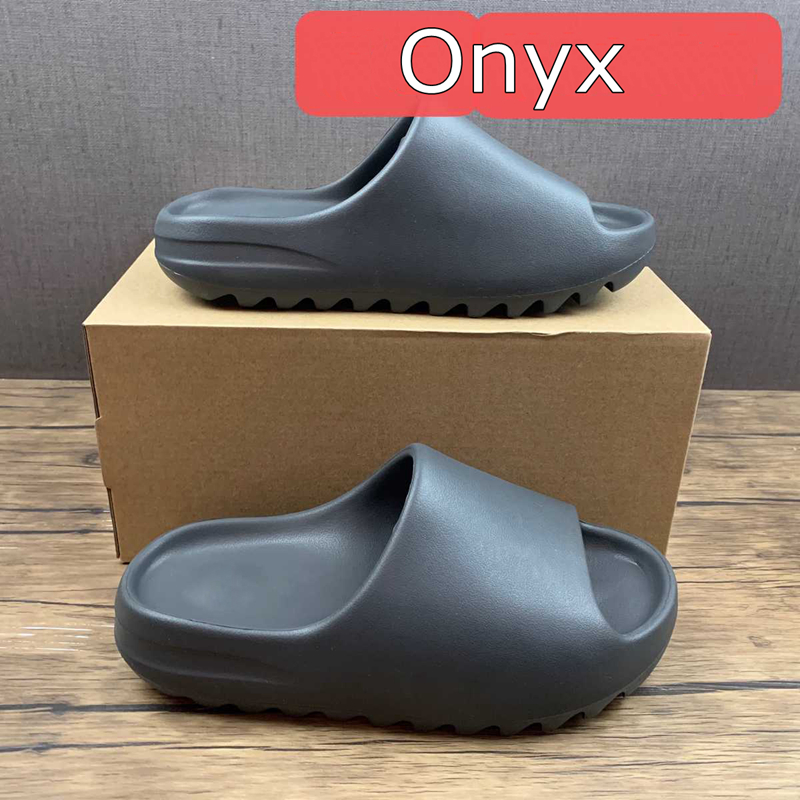 

Designer sandals foam runners slippers men woman sandal Black White Resin pure Ochre bone slippers men women slide slipper slides EVA sliders clog soot onyx size 13