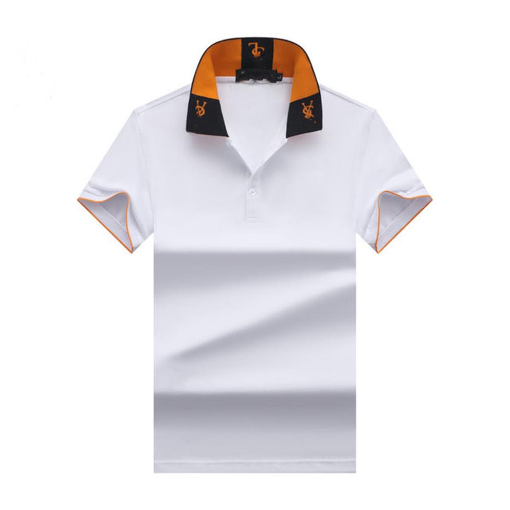 

2021ss Designer Polo Shirts Men Luxury Polos Casual Mens T Shirt Snake Bee Letter Print Embroidery Fashion High Street Man Tee0 M3291E, Black