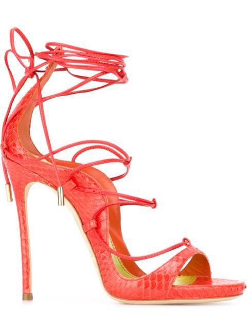 

2022chic high heels sandals designer shoes gladiator lace up fashion stiletto heel women party plus size 40 41 42 43 44 45 gold, Silver