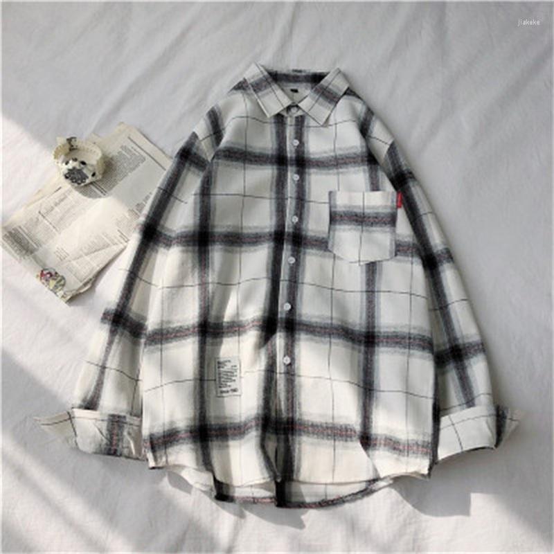 

Men's Casual Shirts 2022 Spring Long Sleeve Red Black Plaid Shirt Men Slim Fit Cotton Clothing Fashion Brand -3XL Masculina