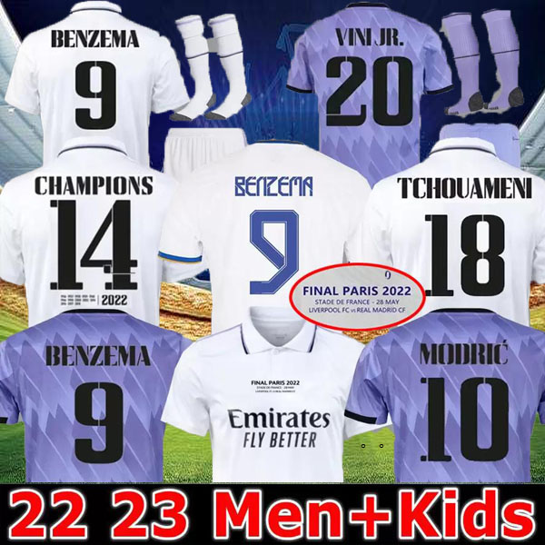 

2023 BENZEMA Finals soccer jersey 21 22 23 football shirt CAMAVINGA ALABA MODRIC VALVERDE Fourth camiseta men kids 2021 2022 uniforms VINI JR TCHOUAMENI, Yellow