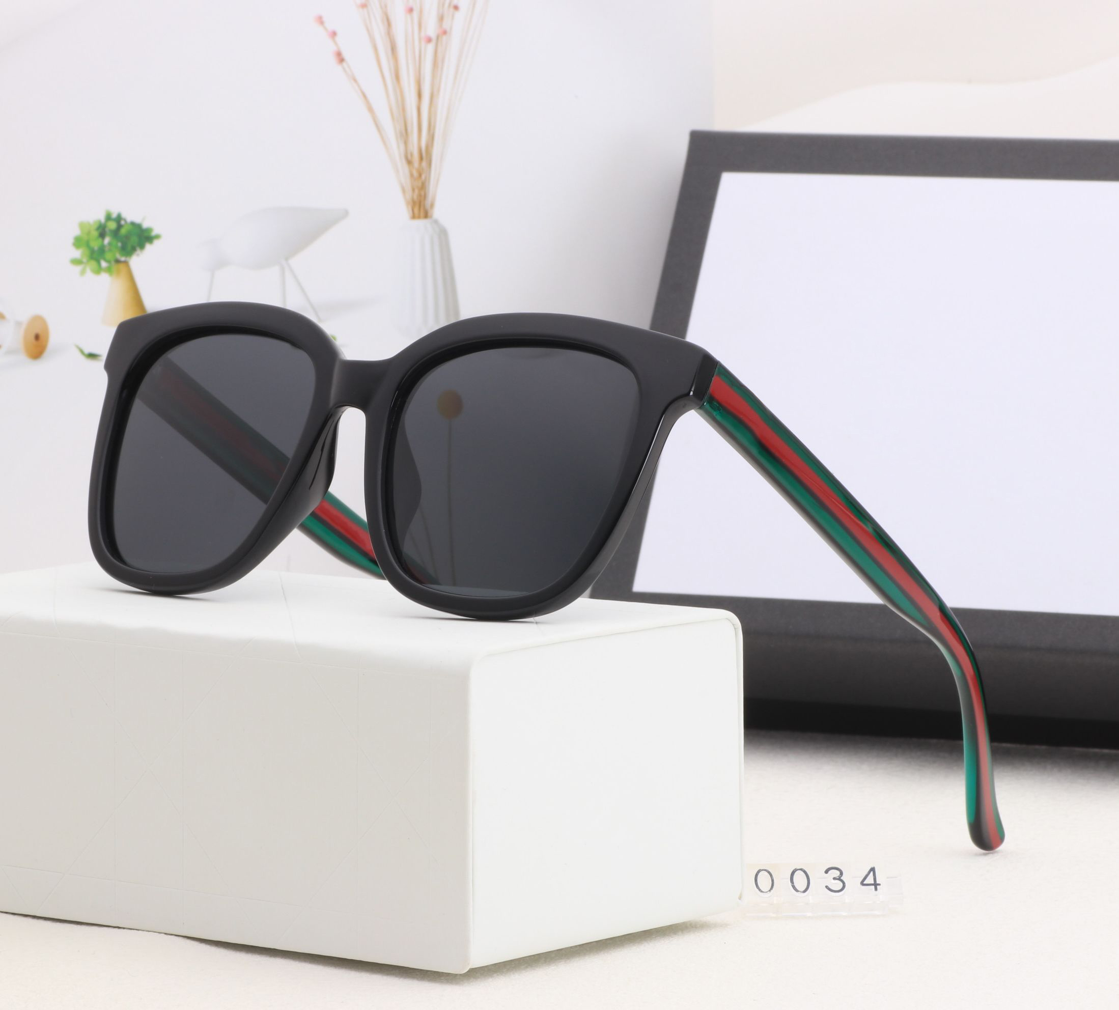 

Men Designer Sunglasses Women Luxury Sun Glasses Plated Square Frame Brand Retro Polarized Fashion Goggle Occhiali Da Sole Firmati299J