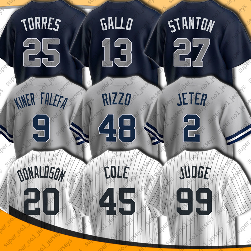 

New 48 Anthony Rizzo York 99 Aaron Judge Baseball Jerseys 45 GERRIT COLE Jersey 2 Derek Jeter Sanchez Men16 25 GLEYBER TORRES 42 Mariano Rivera LeMahieu, Woman custom jersey (yj)