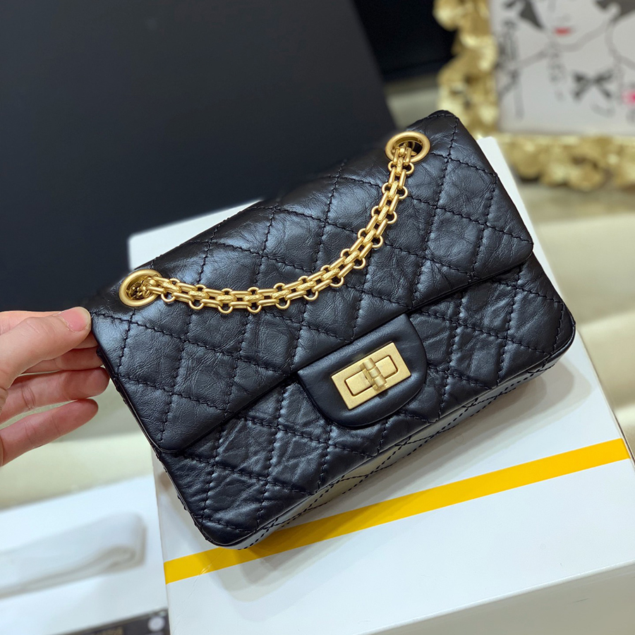 

10A Mirror quality Designer Women Flap Bag 20CM Classic Mini 2.55 Handbag Luxuries Designers Chains Shoulder HandBags Cover Cross Body Bags with box C020