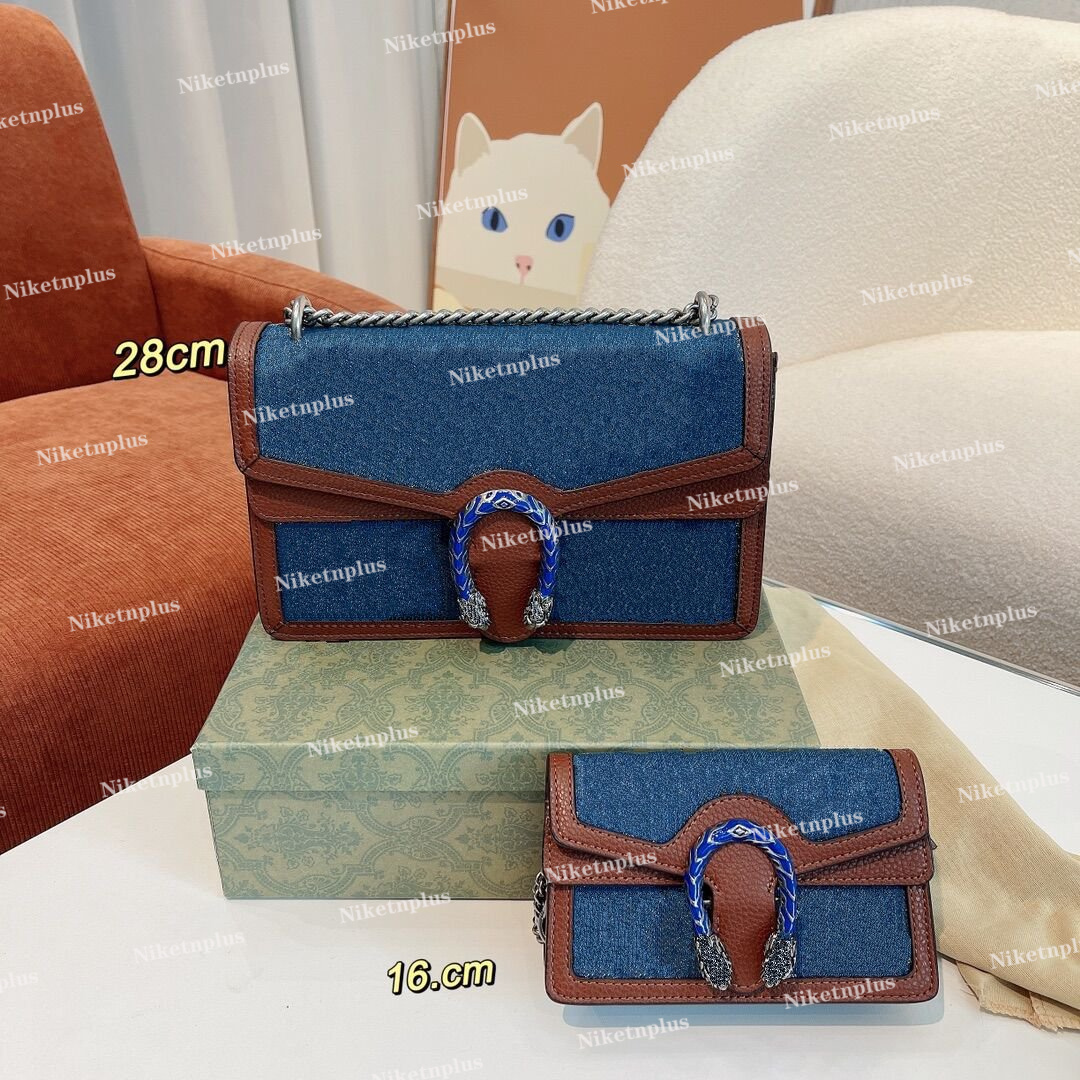 

Designer shoulder bags luxury Clutch Dionysuss messenger bags Vintage Cross Body leather handbag women chain bag lady classic purse, #1