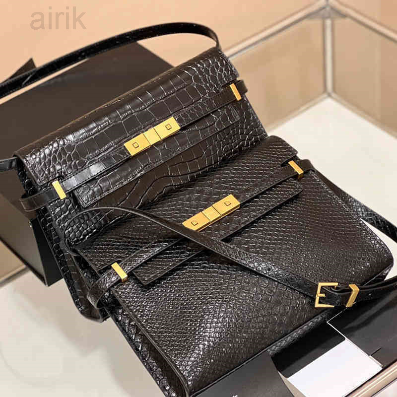 

Shoulder Bag Leather Handbags Designers Bags Women Vintage Designer Handbag Alligator Crossbody Unique Messenger Classic Purses, Ys042902