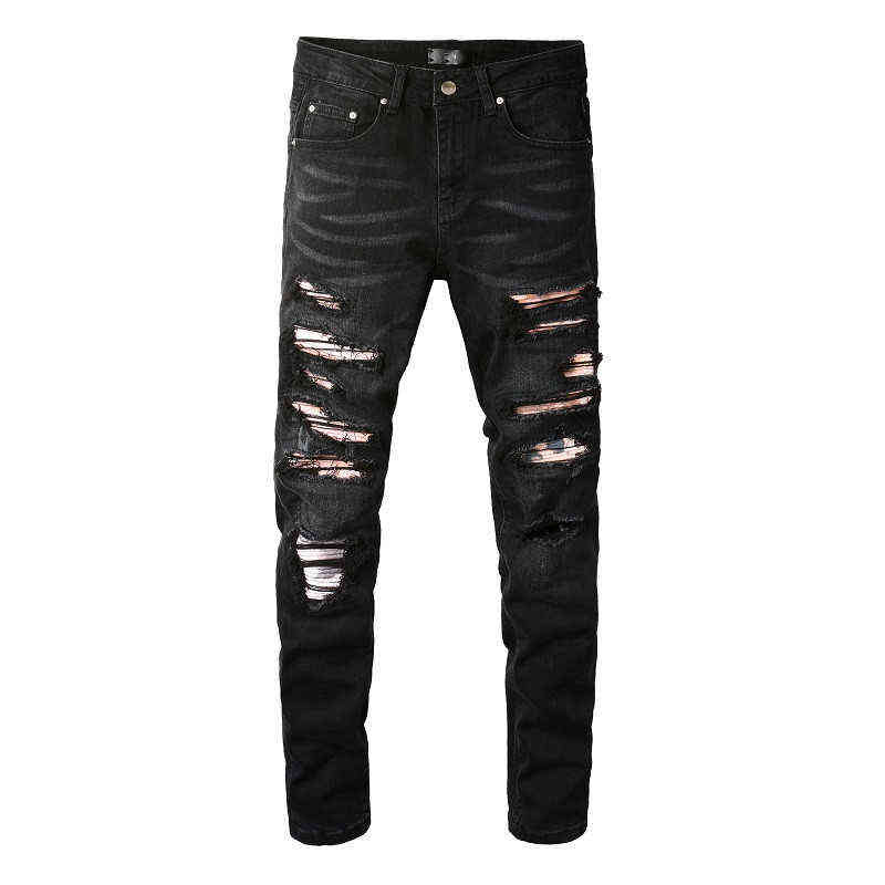 

Mens Jeans Designer Purple Motorcycle Jean Famous Brand Hip Hop Denim Pants Rock Skinny Slim Ripped Hole Letter Revival Tops