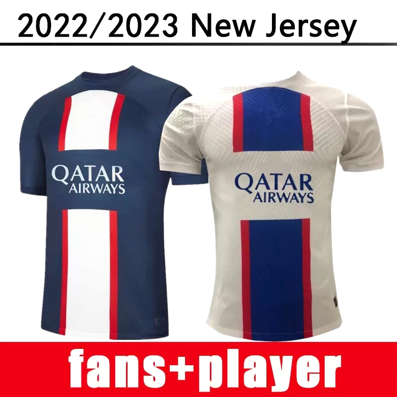 

22 23 PLAYER 30 10 MBAPPE 7 soccer jerseys HAKIMI fan version SERGIO RAMOS WIJNALDUM 2022 2023 Maillots football shirt 2022 uniform maillot de foot, As shown