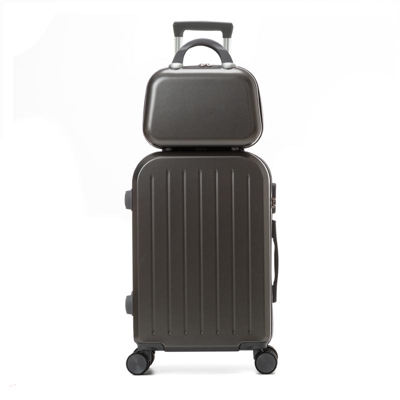 

Suitcases Fashion 18/20/22/24/26/28 Inch Rolling Luggage Set Spinner Wheels ABS+PC Women Travel Suitcase Men Cabin Carry-on Trolley
