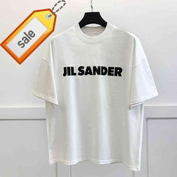 

Men' T-shirts Jil Sander Alphabet Short Sleeve Oversize Casual T-shirt for Men and Women C8mb 2r1, Extra not product