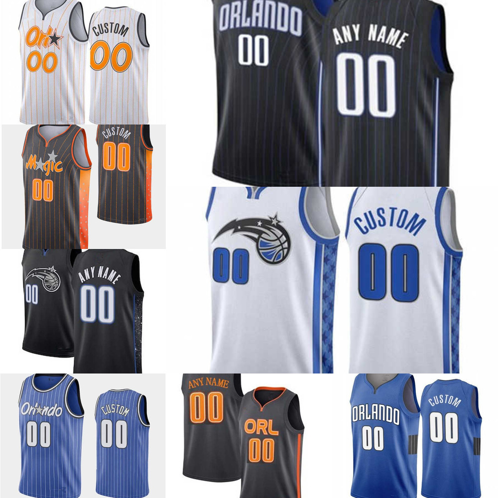 

Basketball Jerseys 75th Custom Men Women Youth Orlando''Magic''33 Robin Lopez 34 Wendell Carter Jr. 22 Franz Wagner 4 Jalen Suggs, Color