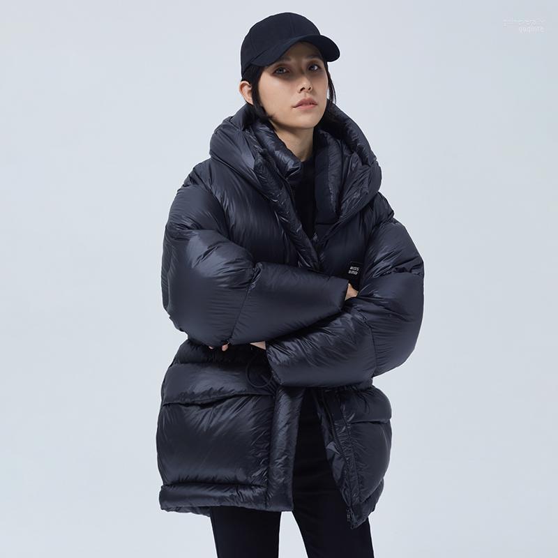 

Women's Down & Parkas 2022 Listing Women Winter White Duck Jacket Waterproof&Windproof Warm Thicken With Hooded Fashion Coat Collect Guin22, Black