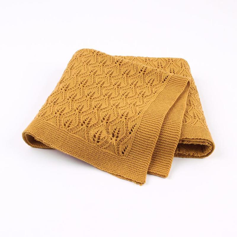 

Blankets & Swaddling Cotton Baby Blanket Knitted Soft Toddler Bed Throws For Travel 75x100cmBlankets, White