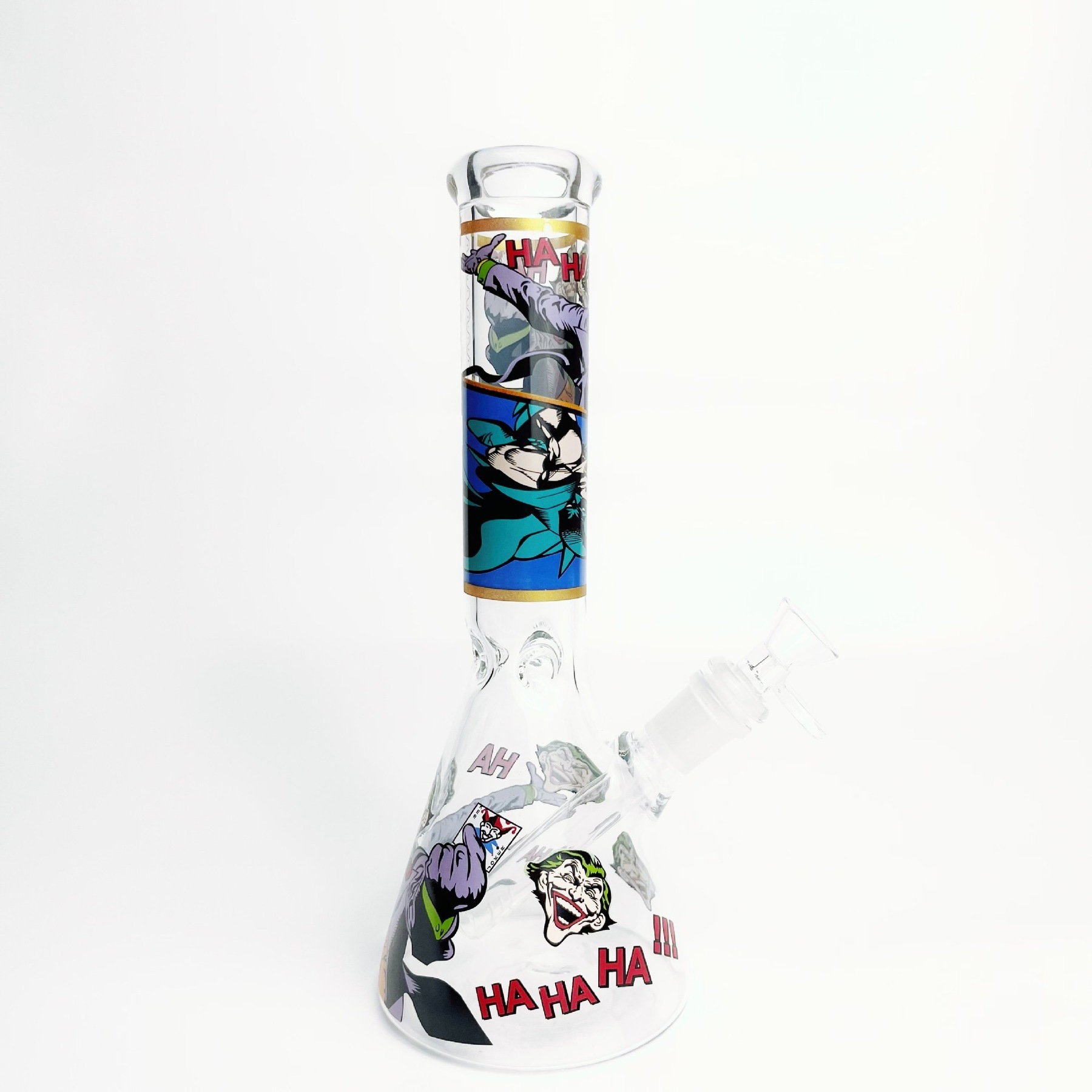 

Hookah Beaker Bongs 4mm thick 9.8inches catcher glass bong water pipe mini bubbler