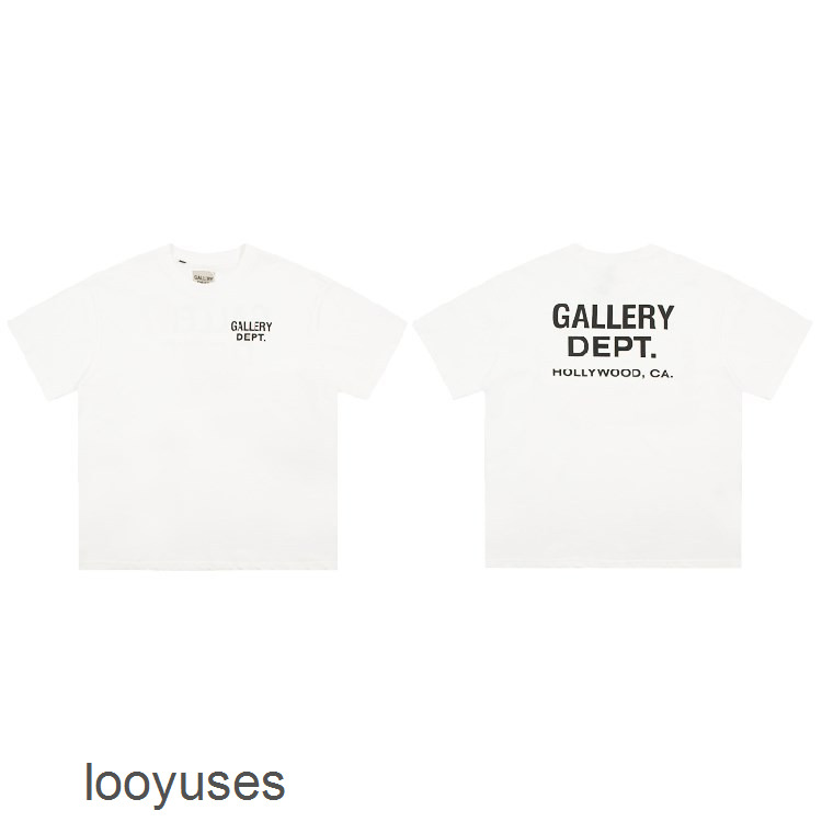

Shirts galleryes t DEPT Designer 2022 Mens Fashion Summer High Street Brand Printed Letters Short Sleeve Men' Women' Casual Short Sleeve T-shirt, White