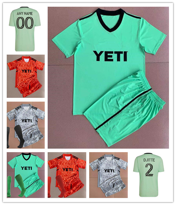 

2022 2023 MLS Austin FC Soccer Jerseys Fans Player Version  23 Djitte Driussi Ring Cecilio Fagundez URUTTI football shirt Men Women Kids kit Goalkeeper uniforms